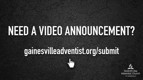 Need to Submit an Announcement?